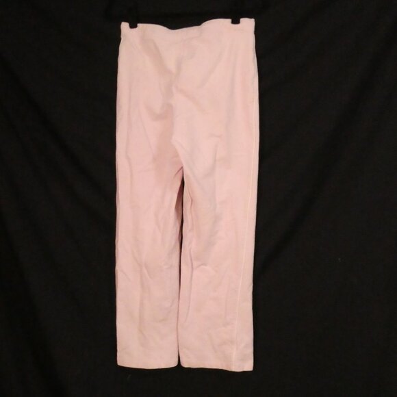 SPORTEK | medium | Light Pink Sweatpants With Drawstring | White Side Stripe - Picture 2 of 16